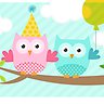 Party Owls - Invite